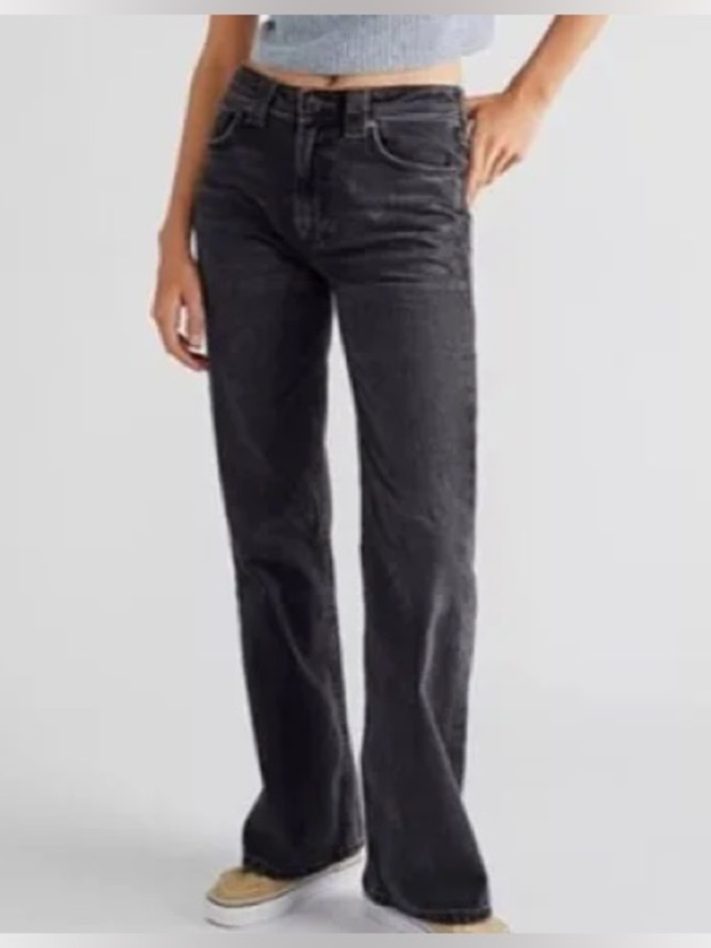 We The Free Ava High Rise Boot Cut Black Jeans Women’s Size 28